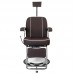 Barber kėdė GABBIANO AMADEO BROWN ARMCHAIR